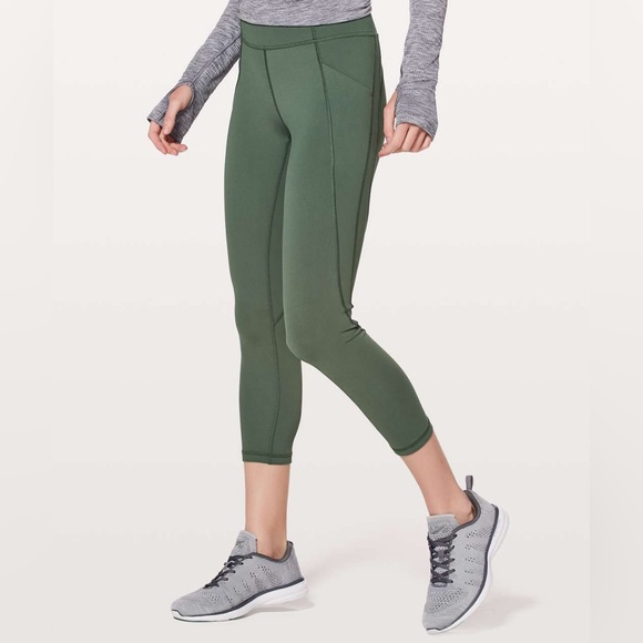lululemon athletica Pants - Lululemon Time To Sweat Crop *23"
Dark Forest